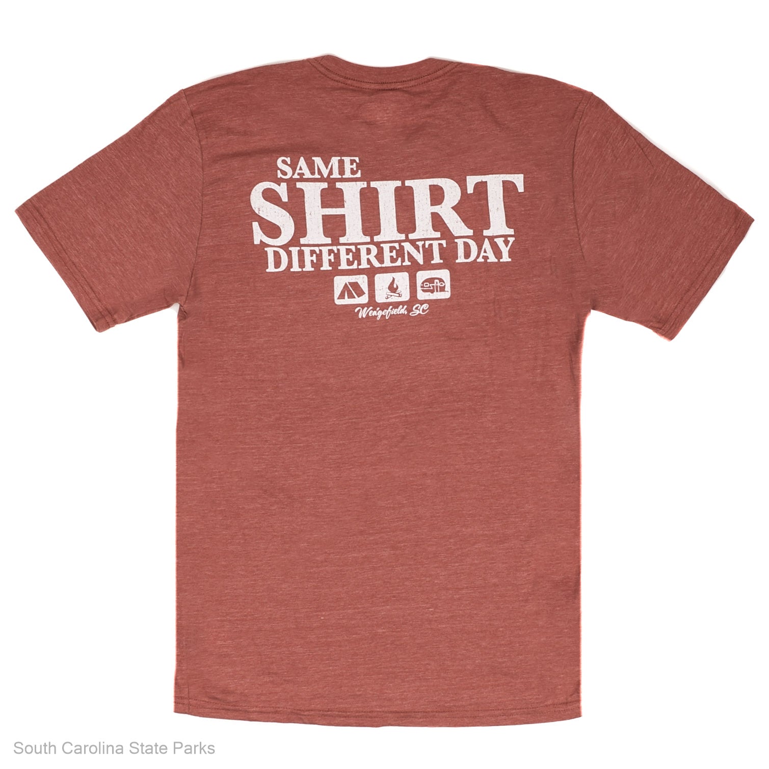 SAME DAY DIFFERENT SHIRT POINSETT STATE PARK TEE