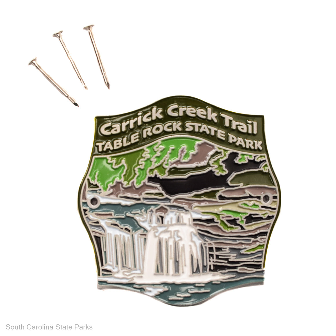 HIKING STICK MEDALLION TABLE ROCK STATE PARK