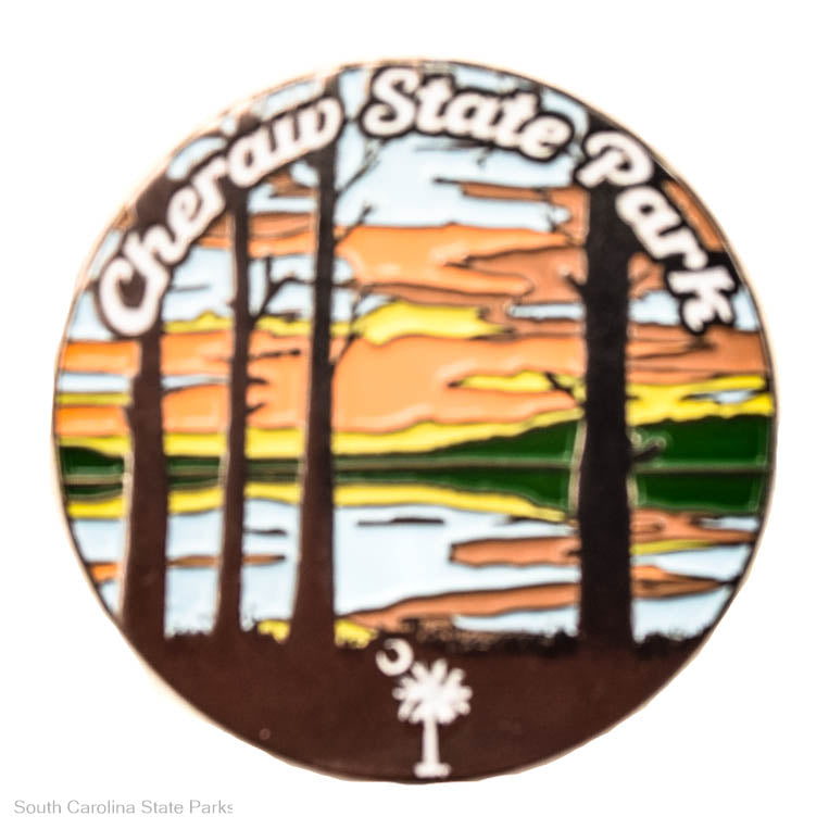 LAPEL PIN CHERAW STATE PARK SUNSET