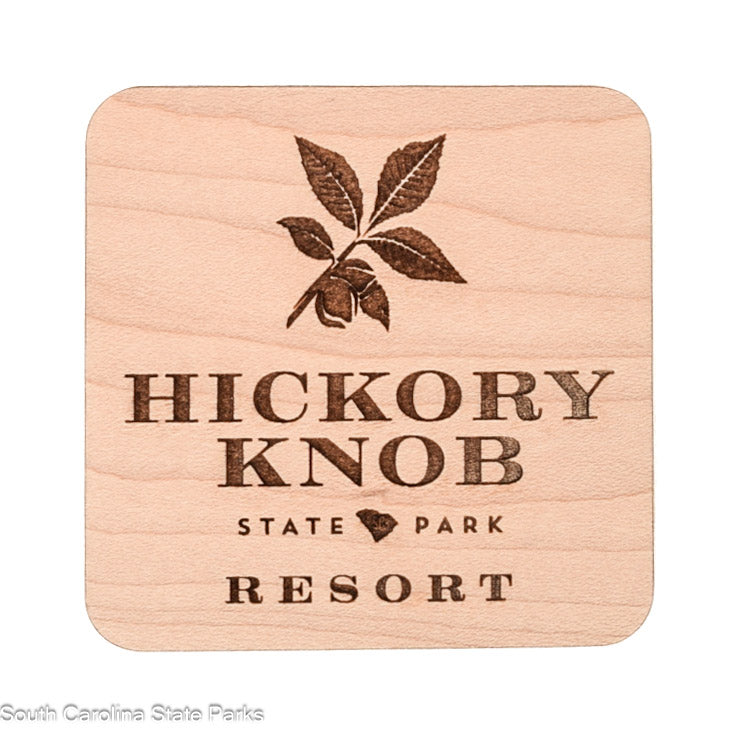 MAGNET WOODEN HICKORY KNOB STATE PARK LOGO