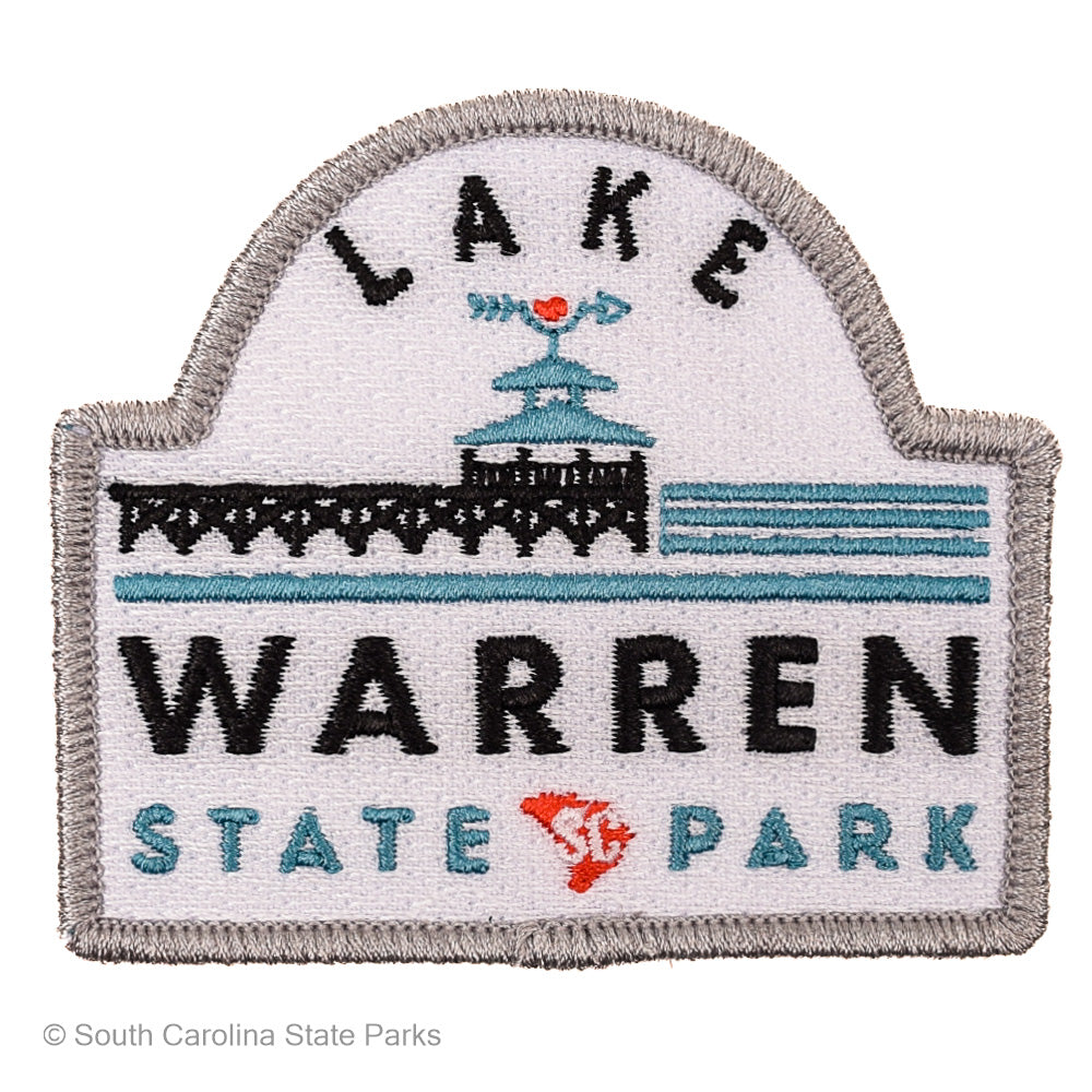 LAKE WARREN STATE PARK EMBROIDERED PATCH