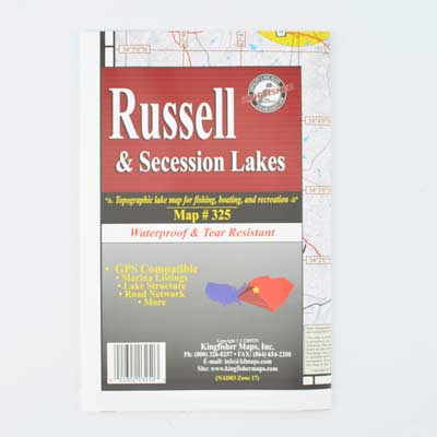Topographic Map of Lake Russell - ADI01173