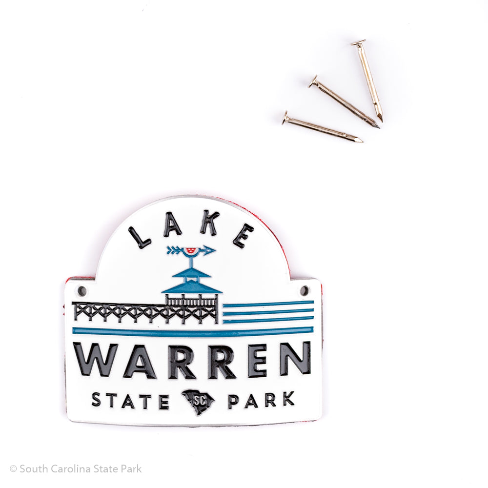 Lake Warren State Park Hiking Stick Medallion