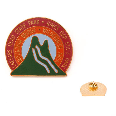 Mountain Bridge Wilderness Metal Area Lapel / Hat Pin - CAEI00246