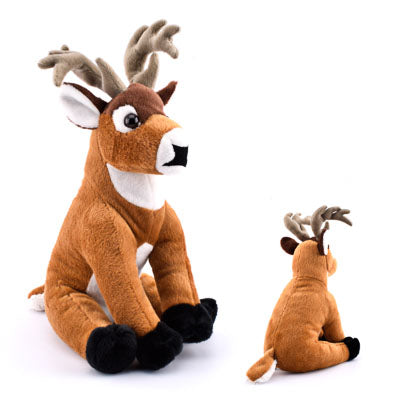 12" Stuffed Animal White Tailed Deer - HKSI000459