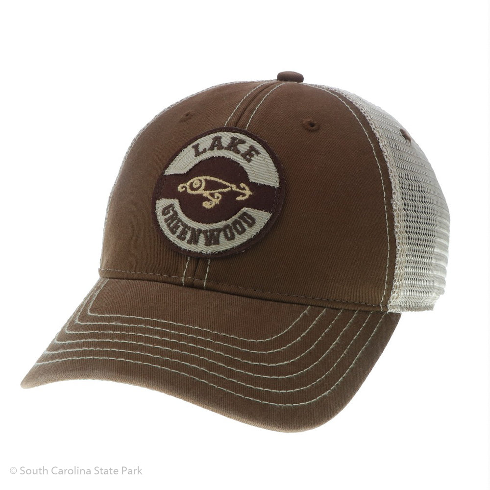 Lake Greenwood State Park Fishing Lure Baseball Hats - South Carolina State Parks