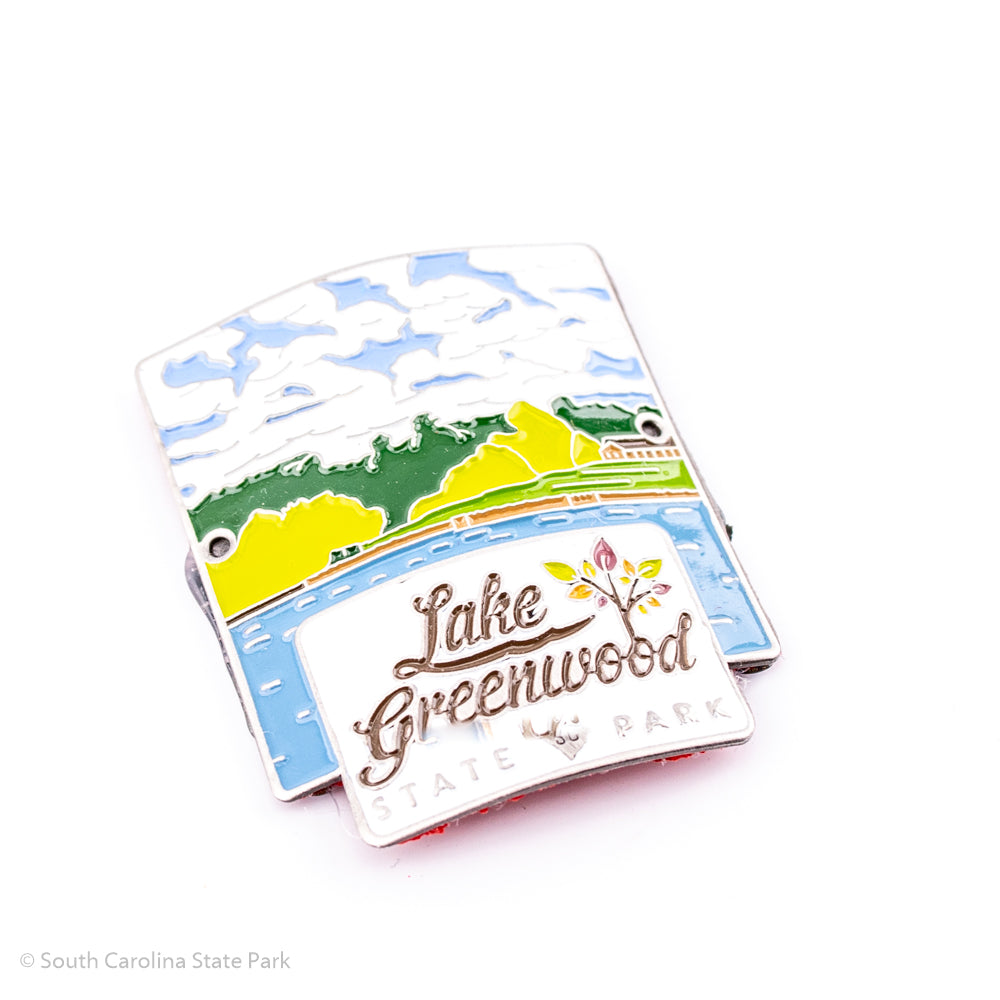 Lake Greenwood Hiking Stick Medallion - South Carolina State Park