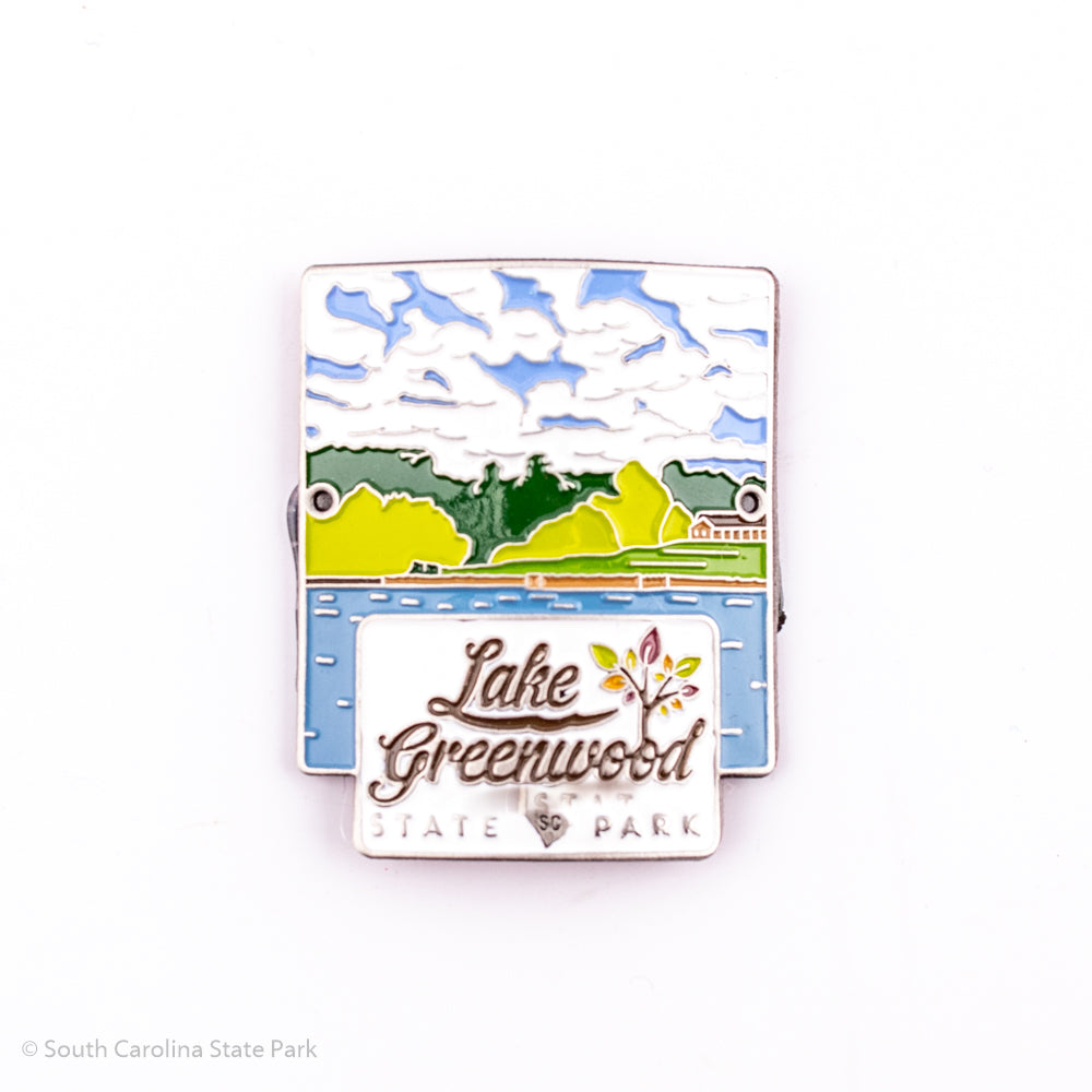 Lake Greenwood Hiking Stick Medallion - South Carolina State Park