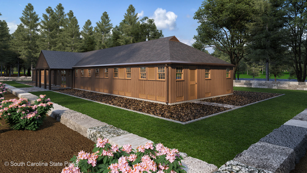 KINGS MOUNTAIN STATE PARK’S BATHHOUSE