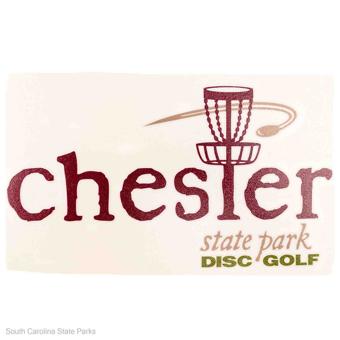DECAL / STICKER CHESTER STATE PARK DISC GOLF LOGO
