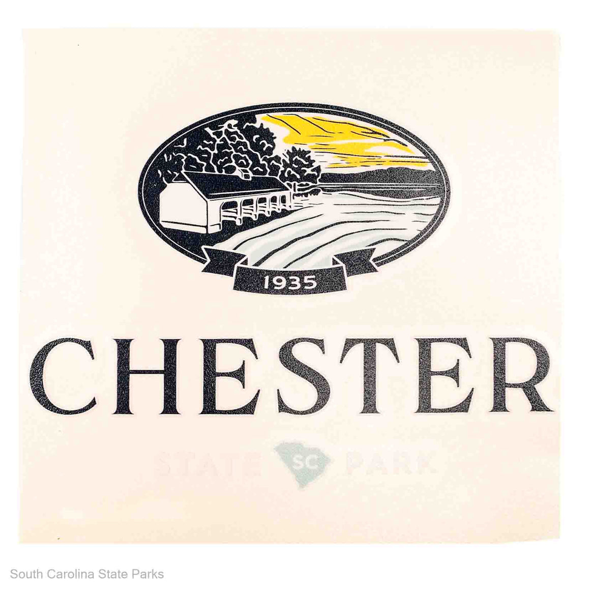 DECAL / STICKER CHESTER STATE PARK BOATHOUSE LOGO