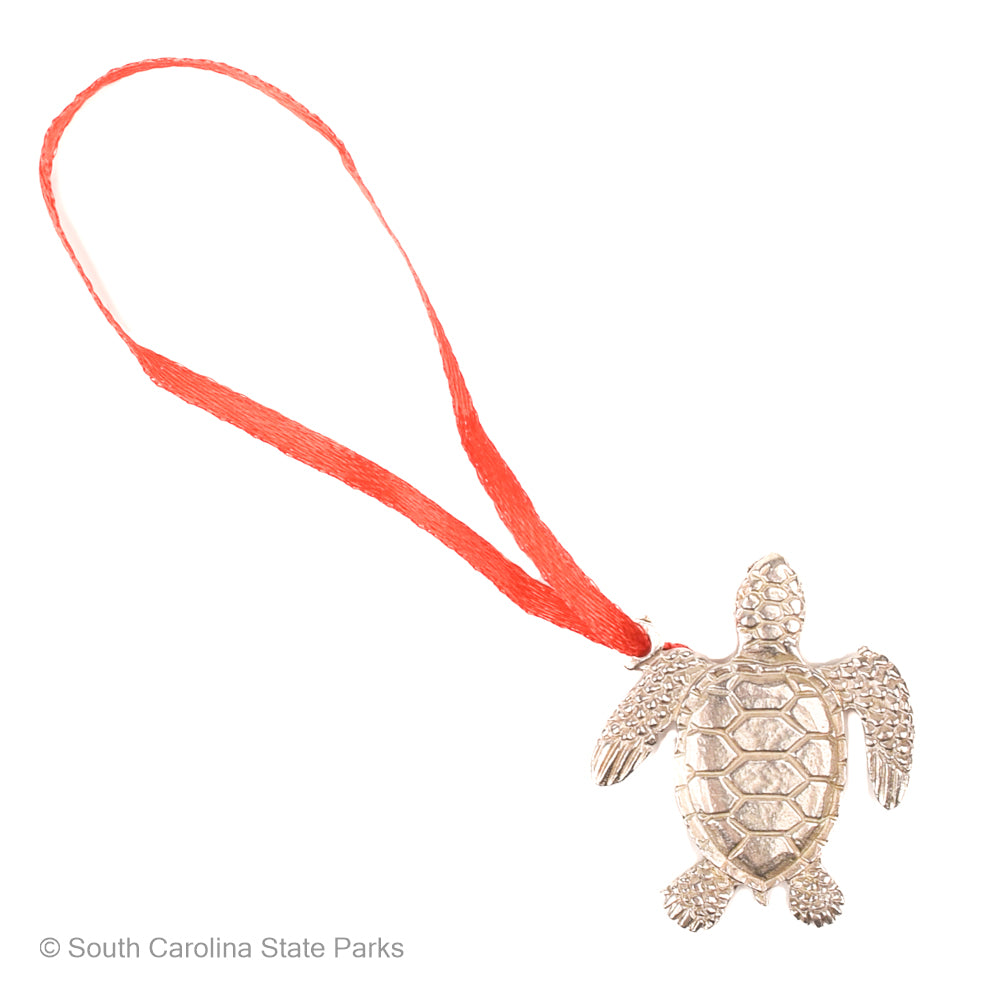 ORNAMENT PEWTER SMALL SEA TURTLE