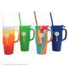 SILIPINT CUP 32 OZ WITH LID & STRAW