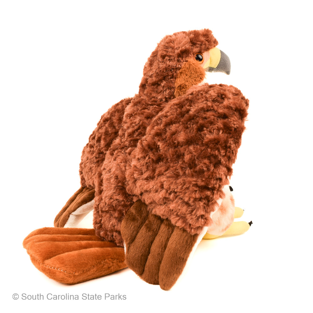 12" RED-TAILED HAWK STUFFED ANIMAL-HKSI001326