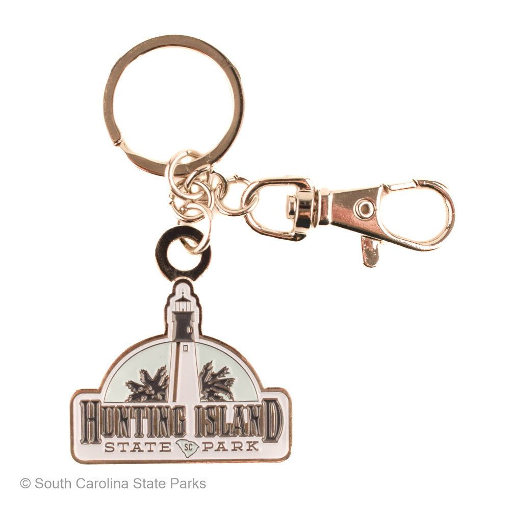 KEYCHAIN HUNTING ISLAND STATE PARK LOGO