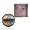 PAPERWEIGHT HUNTING ISLAND STATE PARK SUNSET BEACH SCENE