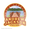 ANDREW JACKSON STATE PARK DECAL LAKE DOCK STICKER