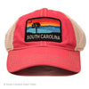 HAT YOUTH SOUTH CAROLINA PALMETTO AND CRESCENT TRUCKER MESH