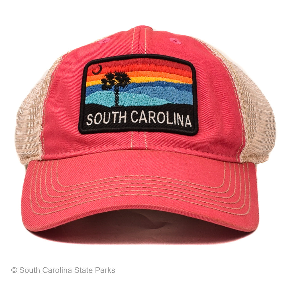 HAT YOUTH SOUTH CAROLINA PALMETTO AND CRESCENT TRUCKER MESH