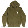 SWEATSHIRT HOODED JACKET BURNOUT PALMETTO AND MOON