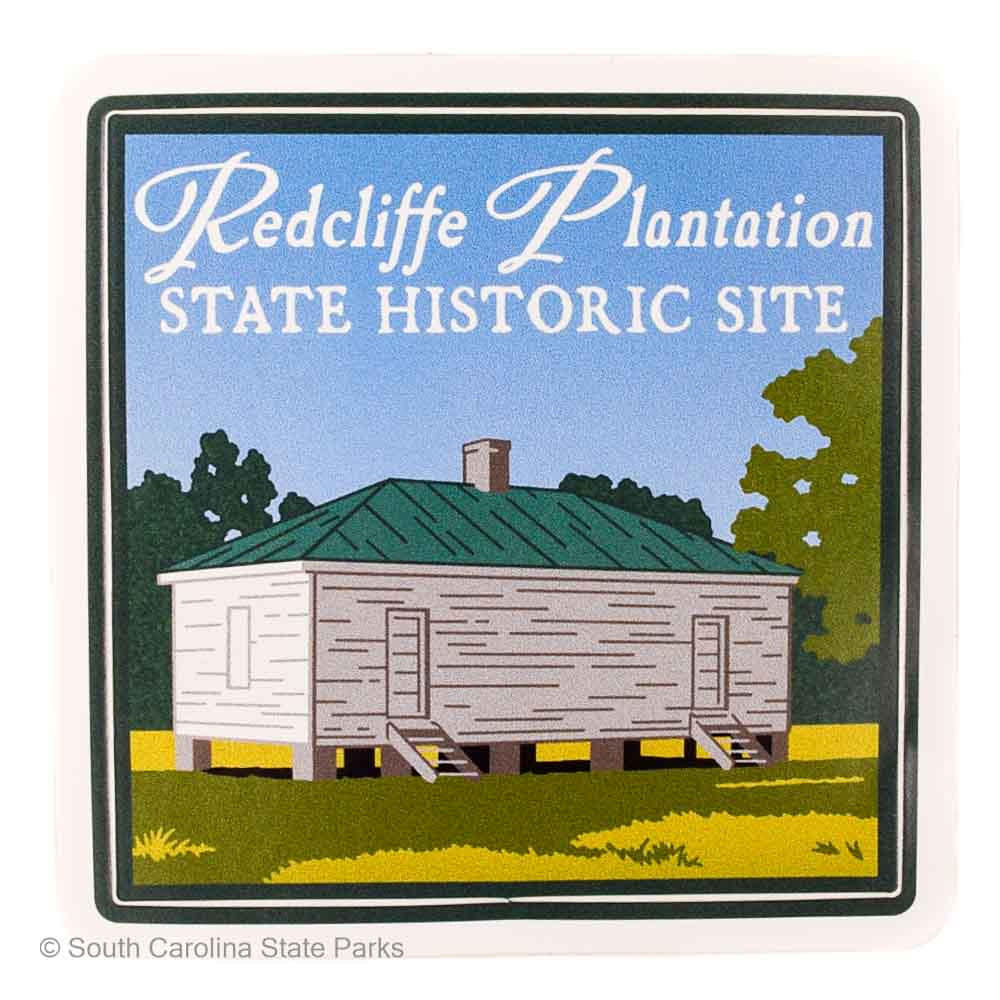 DECAL REDCLIFFE PLANTATION SLAVE CABIN STICKER