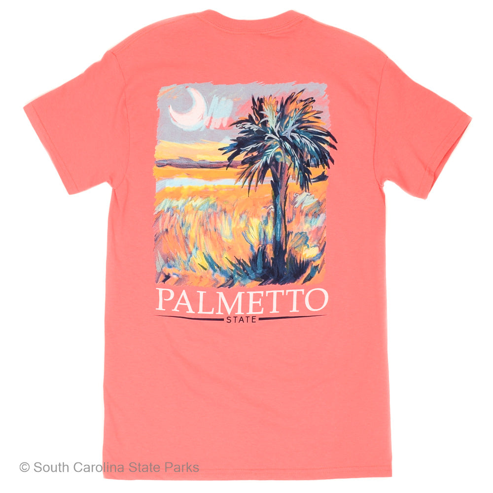 SHORT SLEEVE SHIRT PALMETTO STATE PARADISE