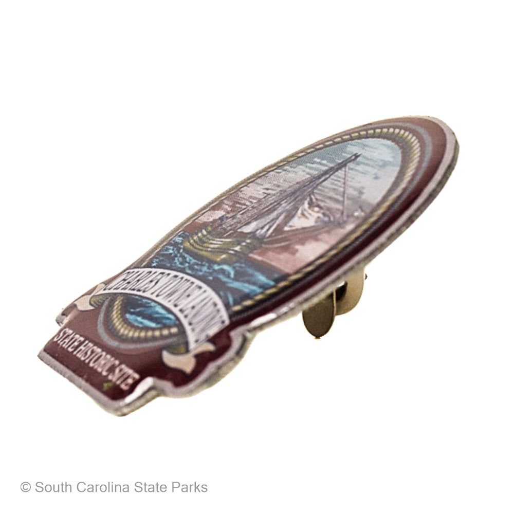 LAPEL PIN CHARLES TOWNE LANDING HISTORIC SITE ADVENTURE