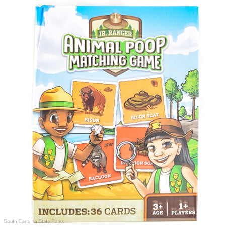 Jr Ranger Animal Poop Matching Game - South Carolina State Park Web Store