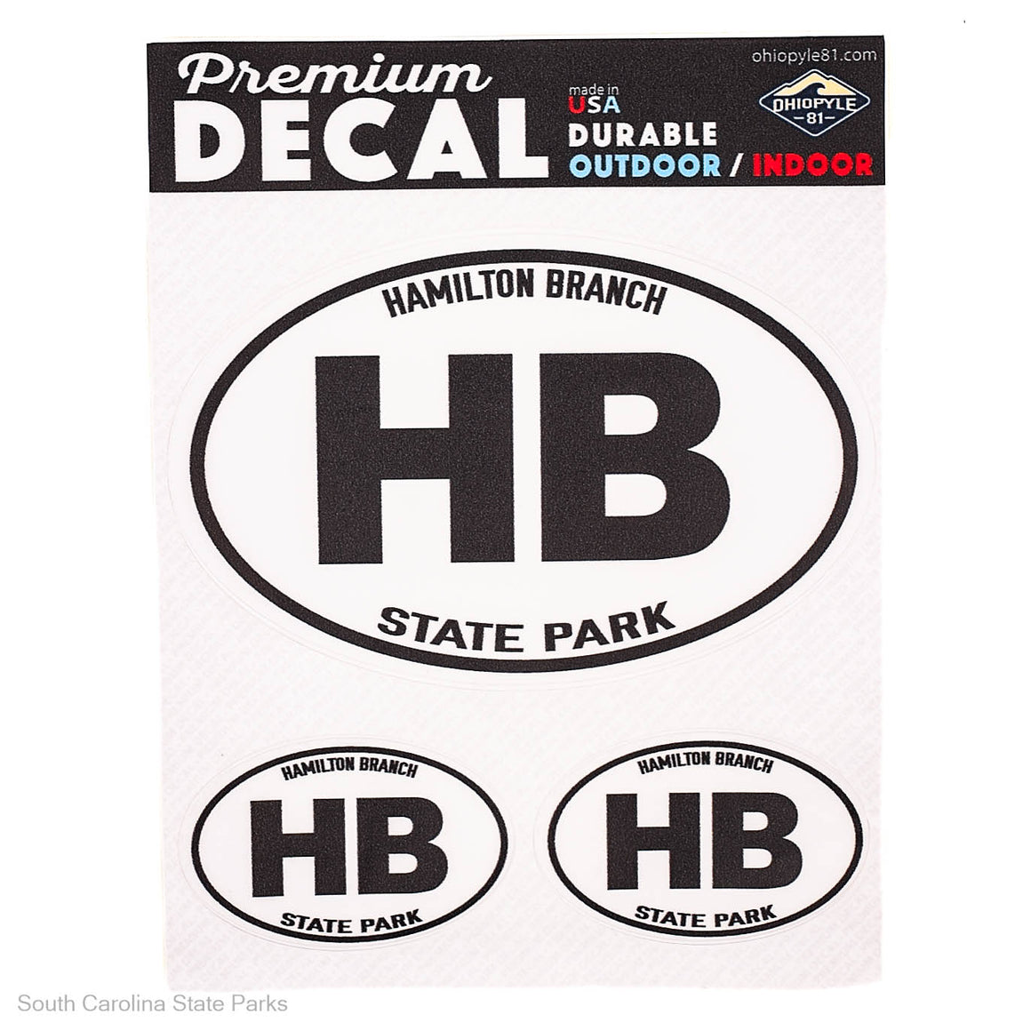 DECAL/STICKER HAMILTON BRANCH STATE PARK
