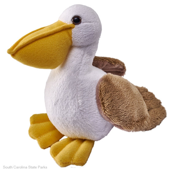 PLUSH ECO-FRIENDLY PELICAN POCKETKINS