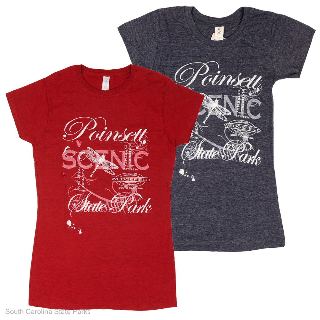 LADIES SHORT SLEEVE SHIRT POINSETT SP