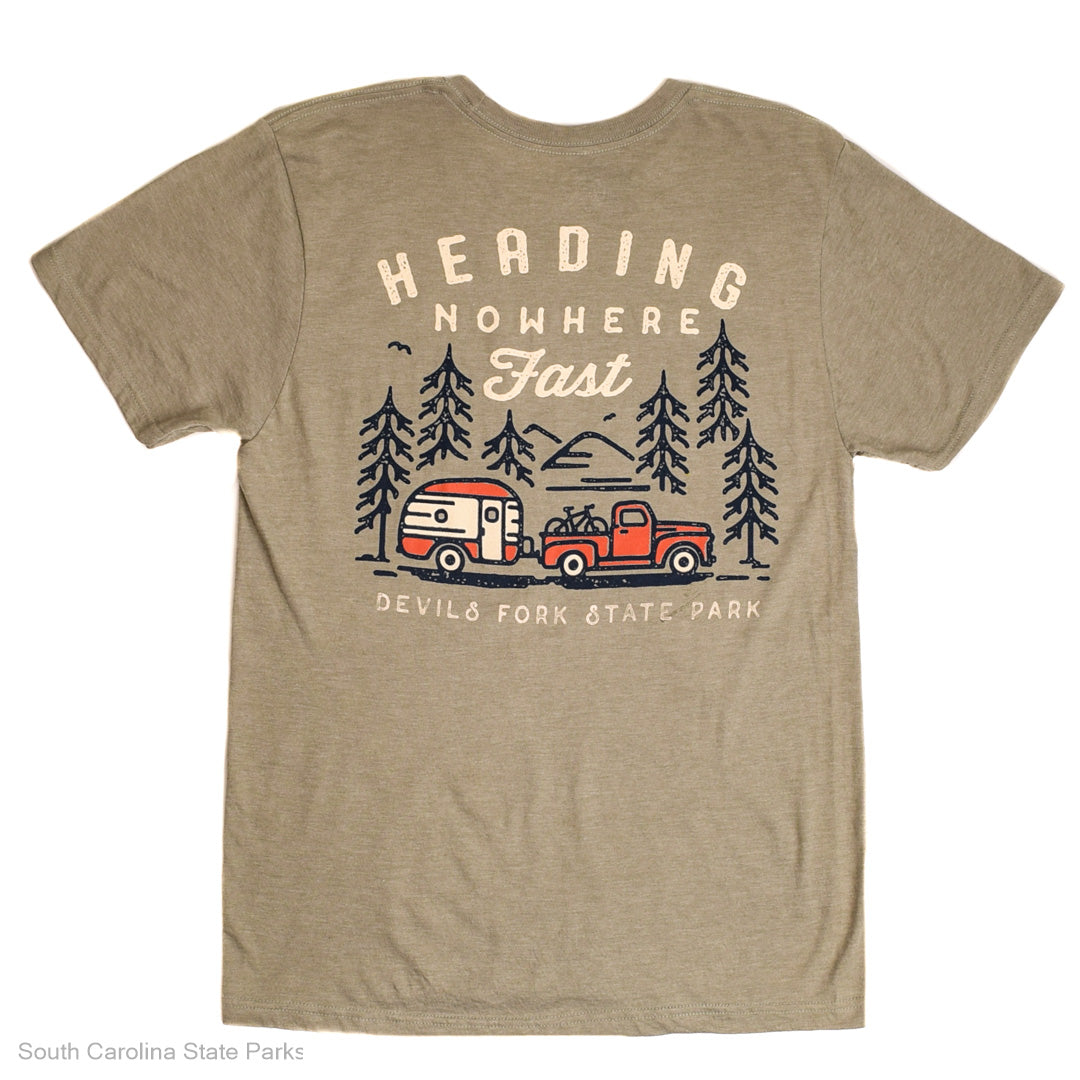 SHIRT DEVILS FORK STATE PARK HEADING NO WHERE FAST
