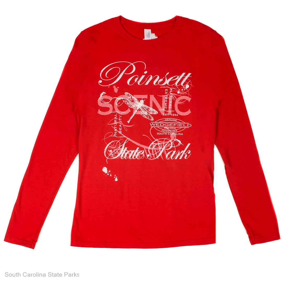 LADIES LONG SLEEVE SHIRT POINSETT SP