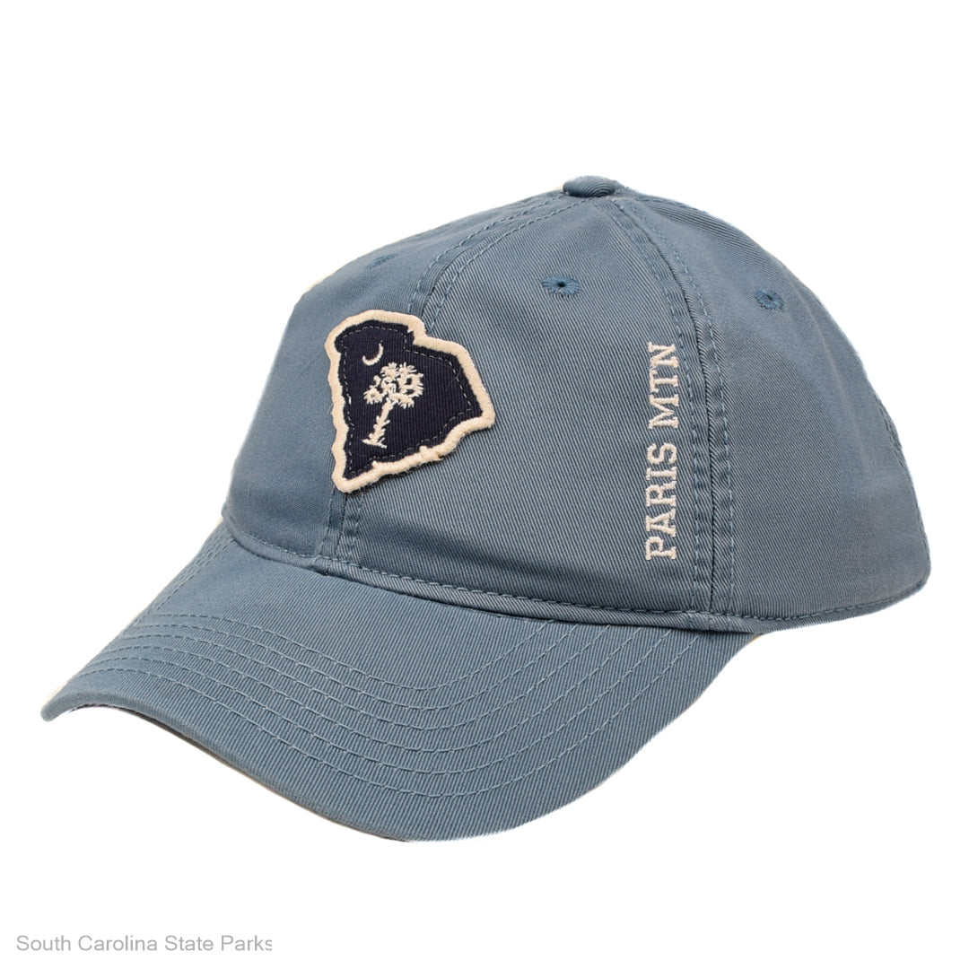 Paris Mountain Palmetto and Moon Shape of State Hat