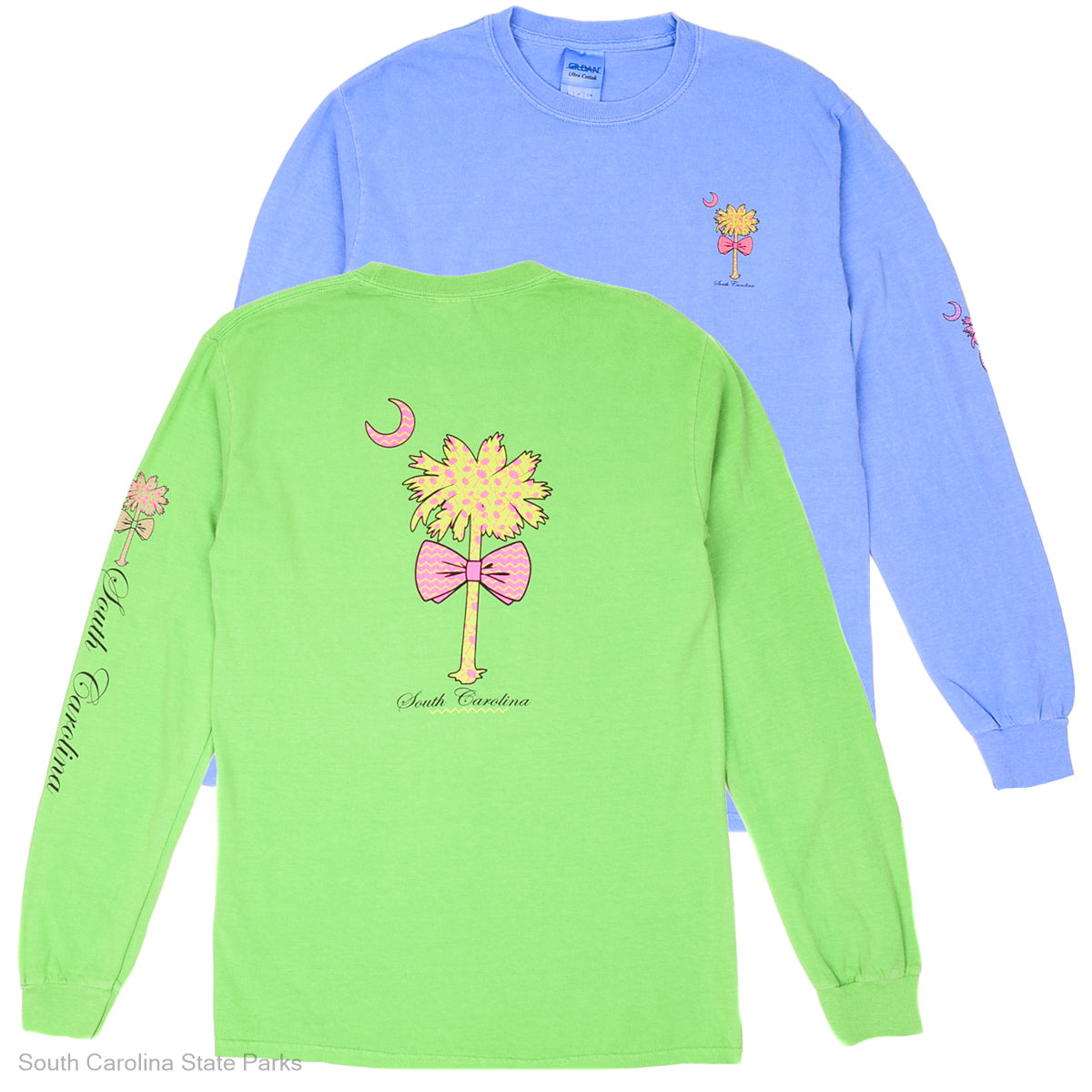SHIRT L/S BOWTIE PALM & MOON