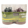 COMBAT SOLDIERS WITH PLAY DIRT-40 PIECE SET