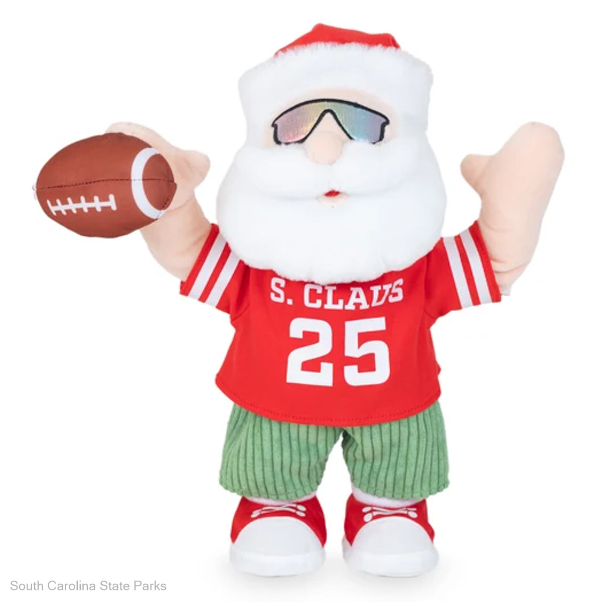PLUSH GAME DAY SANTA