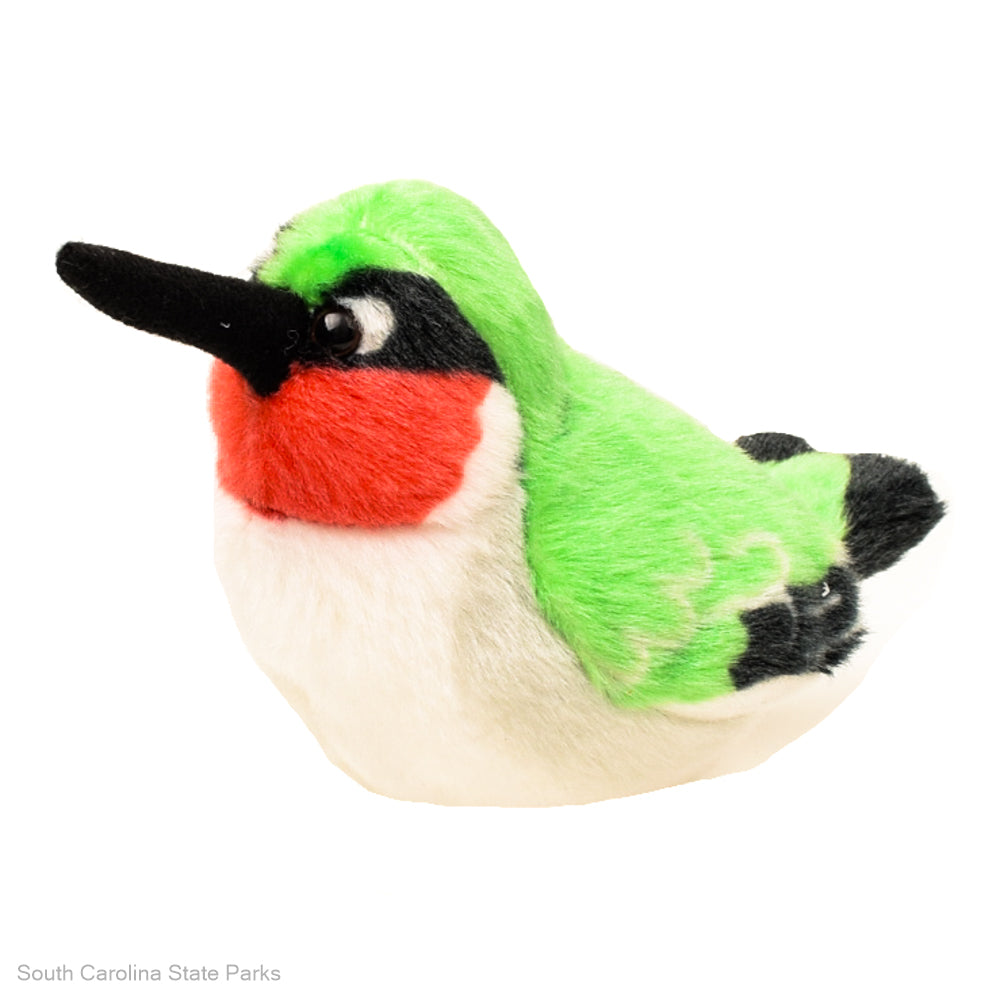 Plush Ruby-throated Hummingbird W/ Sound