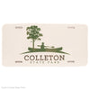 LICENSE PLATE COLLETON STATE PARK