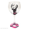 WINE GLASS-STAG CAMOUFLAGE