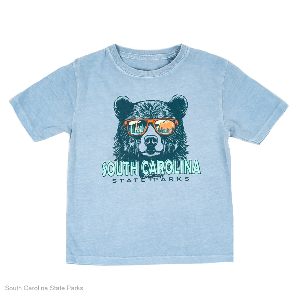 YOUTH TEE SUNGLASSES BEAR PINES SOUTH CAROLINA STATE PARKS