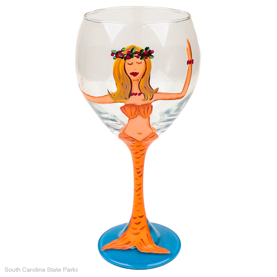 WINE GLASS-MERMAID