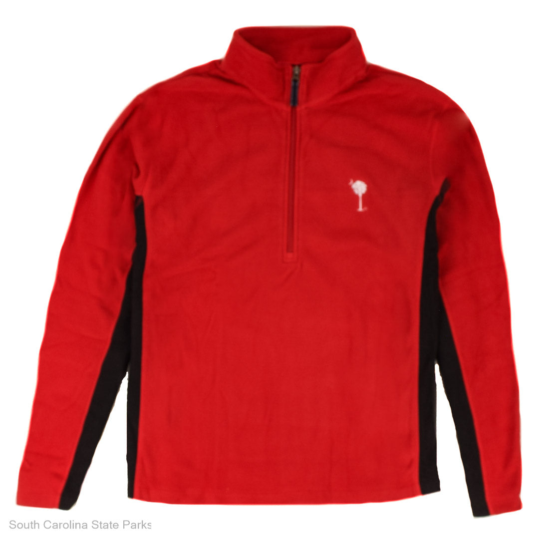 SWEATSHIRT PULLOVER HALF ZIP PALM & MOON