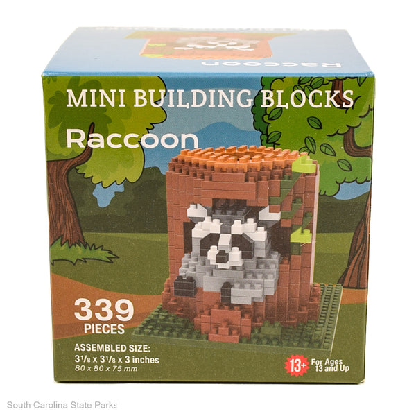 Rascal Blocks MINI RACCOON BUILDING BLOCKS - South Carolina State Park Web Store