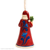 ORNAMENT SOUTH CAROLINA BLUE SANTA PALMETTO