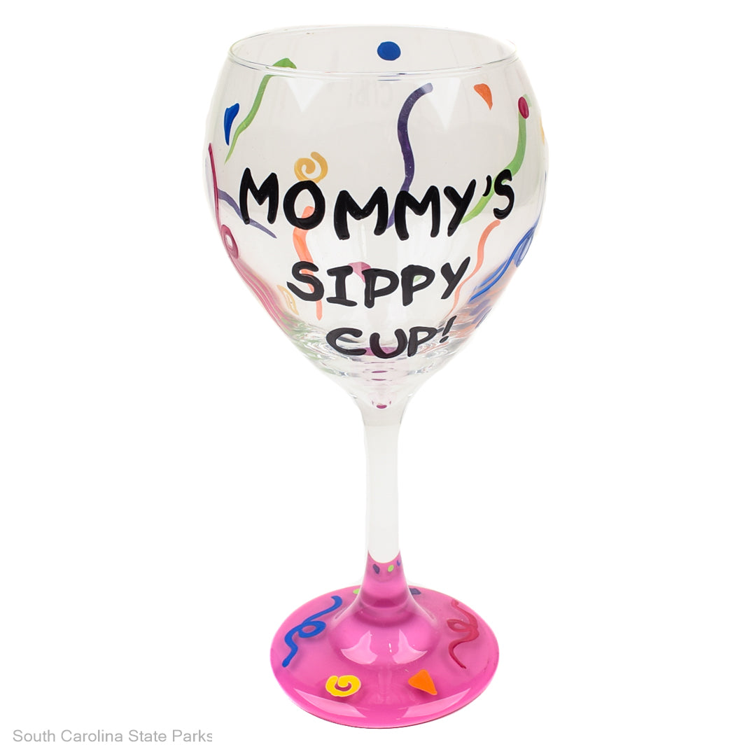 WINE GLASS-MOMMY'S CUP