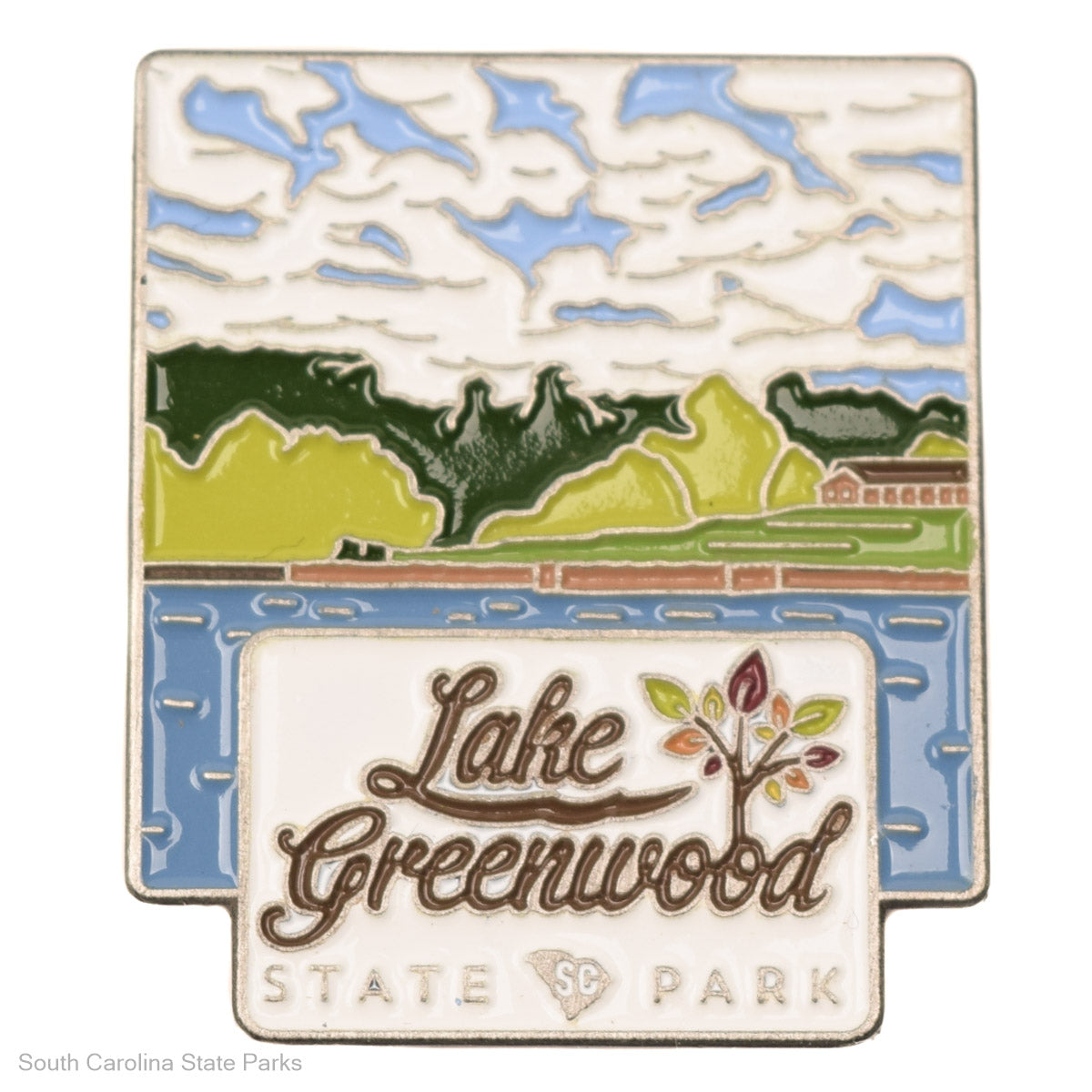LAKE GREENWOOD SP LOGO LAPEL PIN