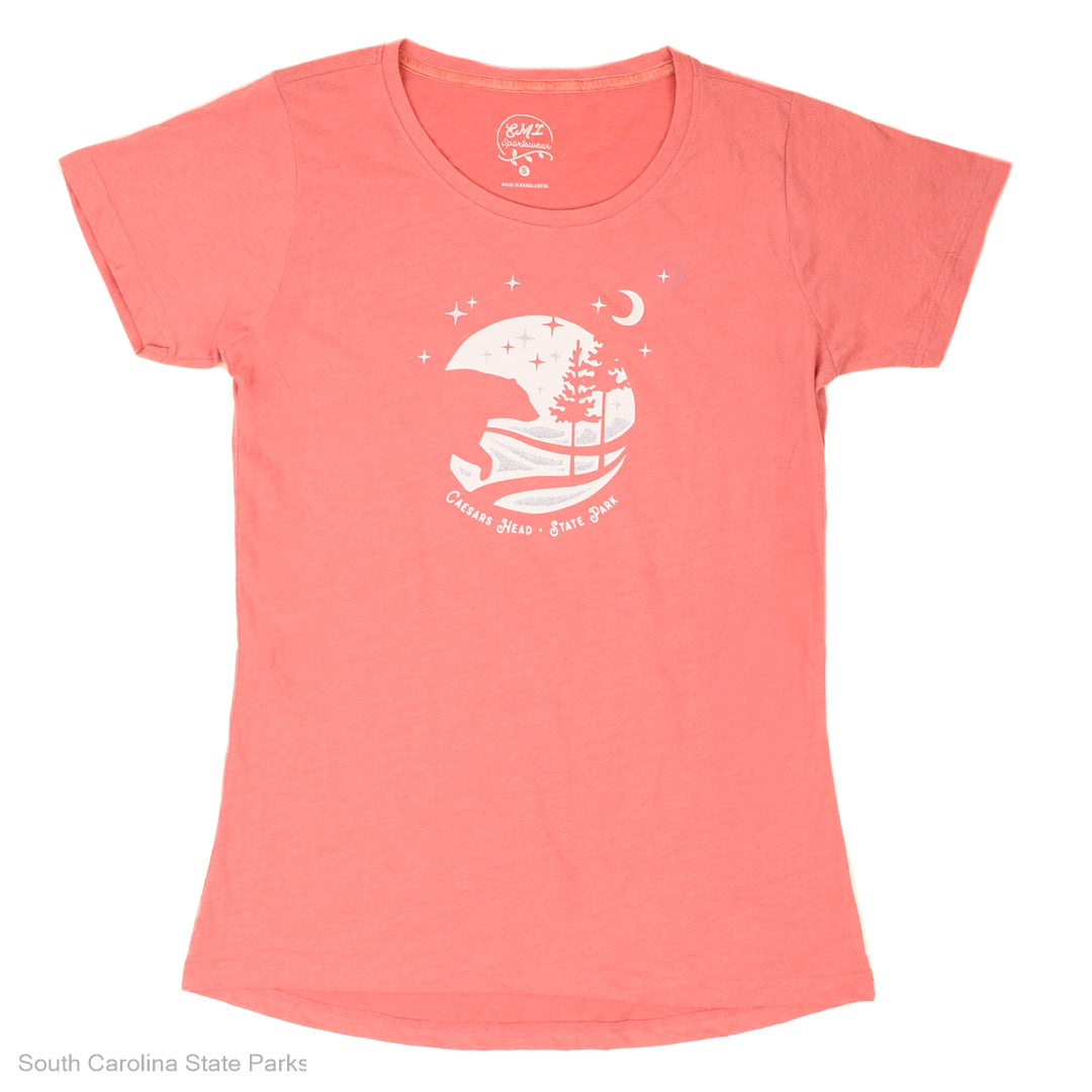 CAESARS HEAD SP LADIES GLITTER BEAR TEE