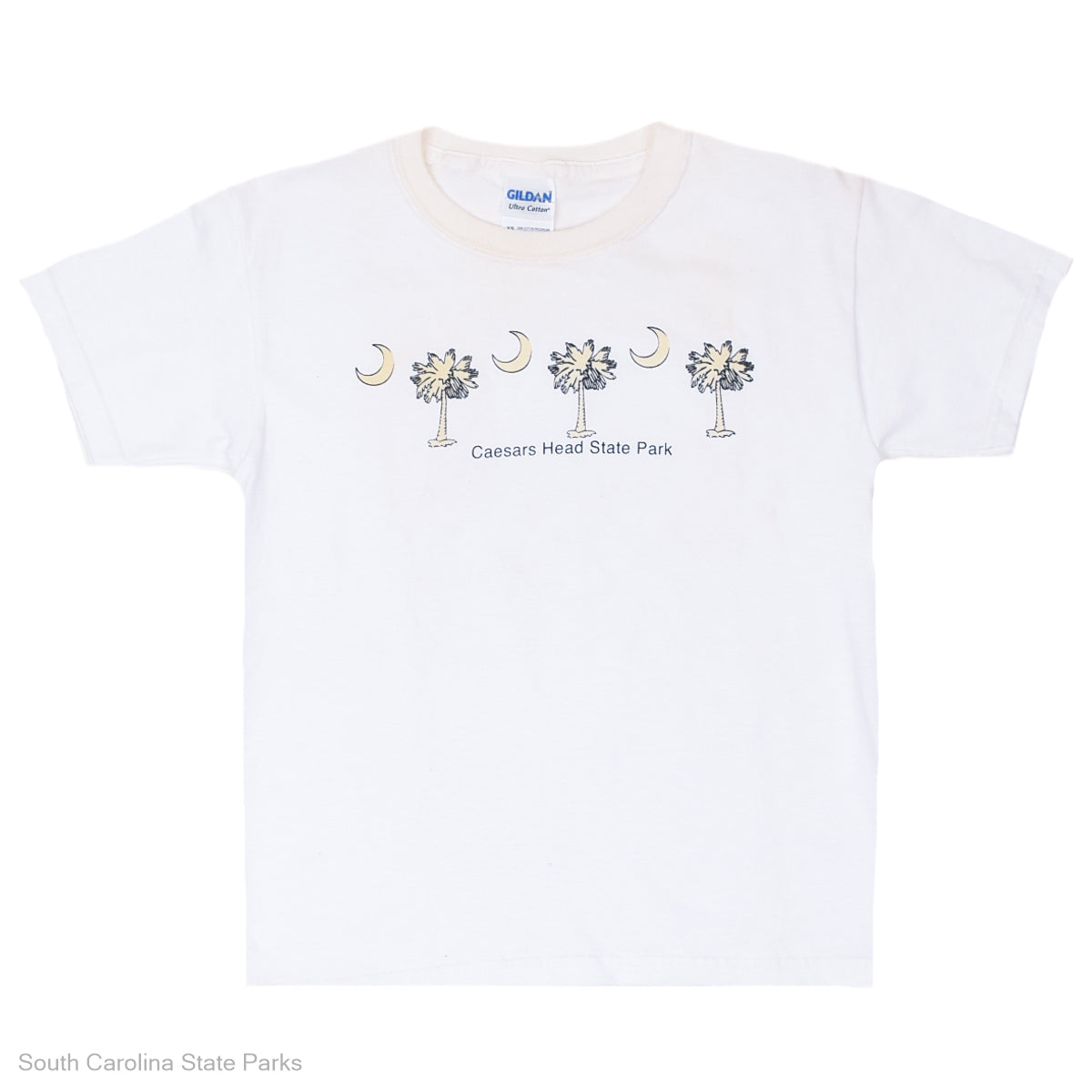 SHIRT YOUTH CAESARS HEAD PALM & MOON REPEAT