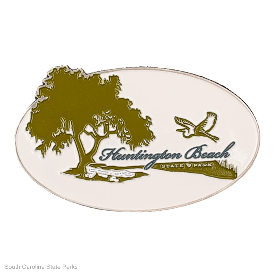 HUNTINGTON BEACH STATE PARK LOGO MAGNET